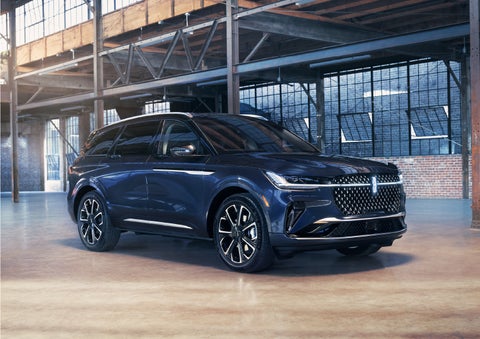 A 2024 Lincoln Nautilus® SUV is parked in an industrial space. | Northgate Lincoln in Port Huron MI