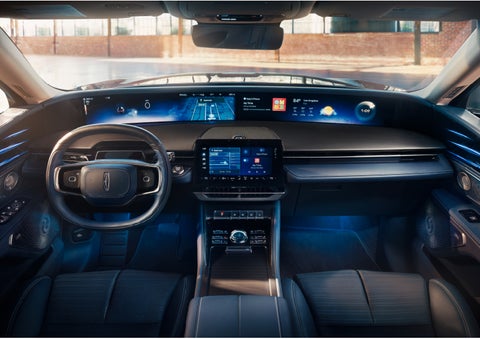 The panoramic display is shown in a 2024 Lincoln Nautilus® SUV. | Northgate Lincoln in Port Huron MI