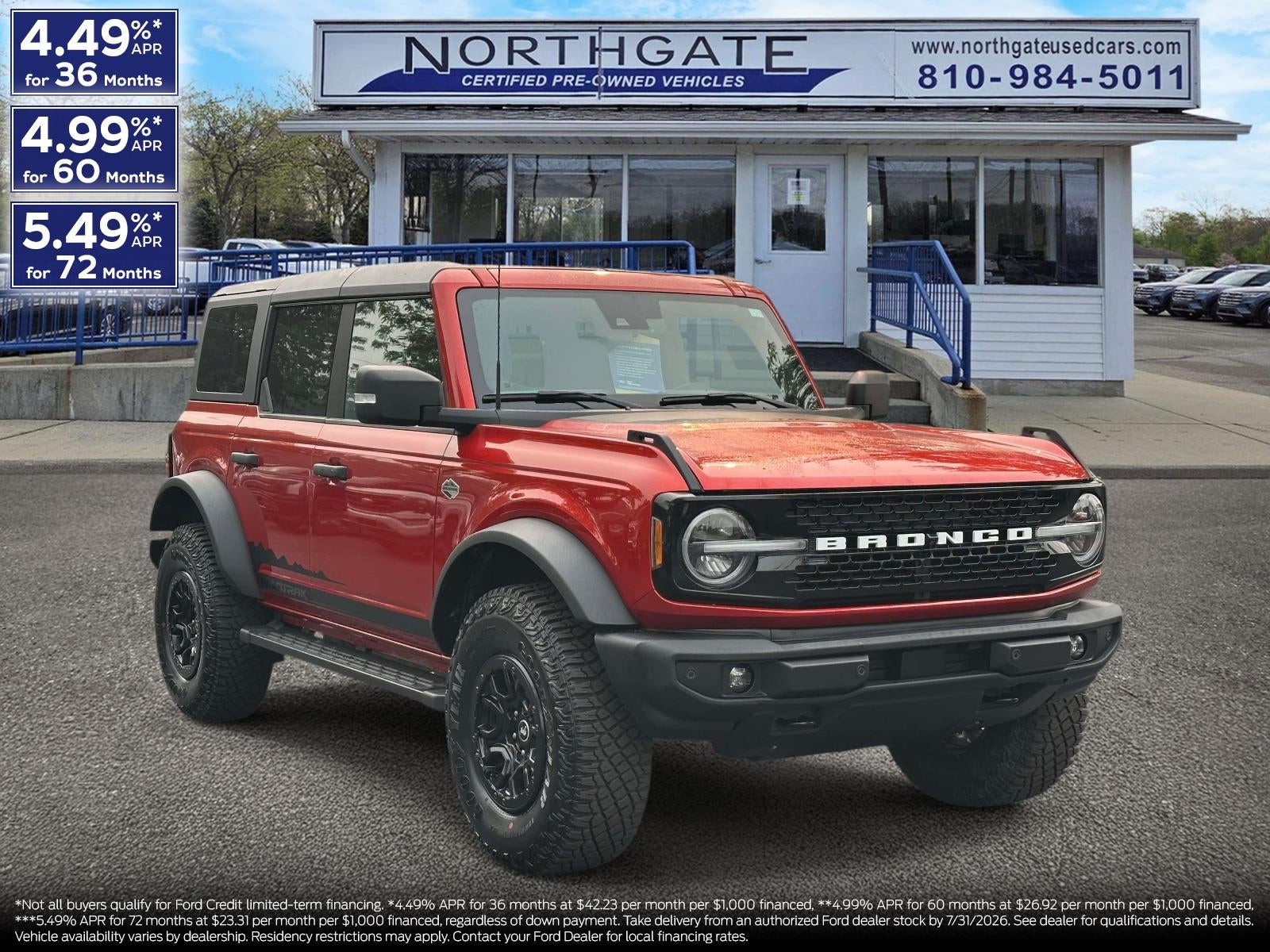 2022 Ford Bronco Wildtrak 4 Door Advanced 4x4