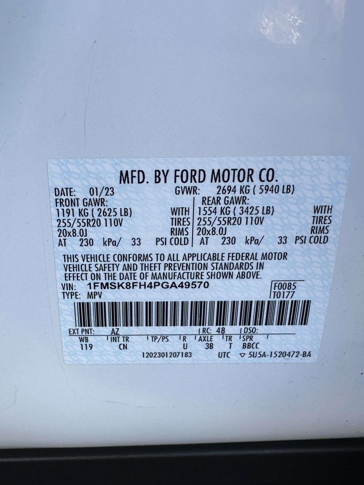 2023 Ford Explorer Limited 4WD