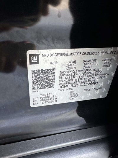 2020 Chevrolet TRAX FWD 4dr LT