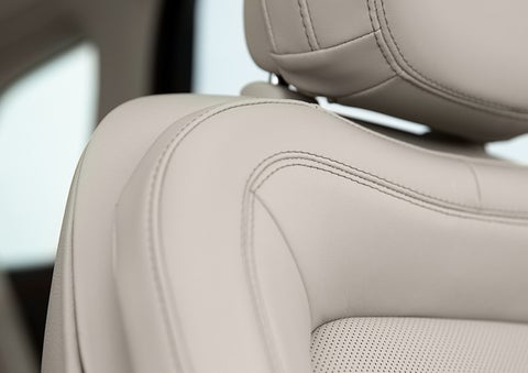Fine craftsmanship is shown through a detailed image of front-seat stitching. | Northgate Lincoln in Port Huron MI