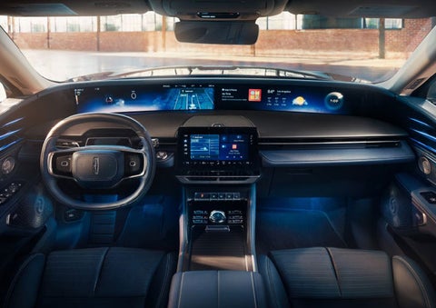 The panoramic display is shown in a 2025 Lincoln Nautilus® SUV. | Northgate Lincoln in Port Huron MI