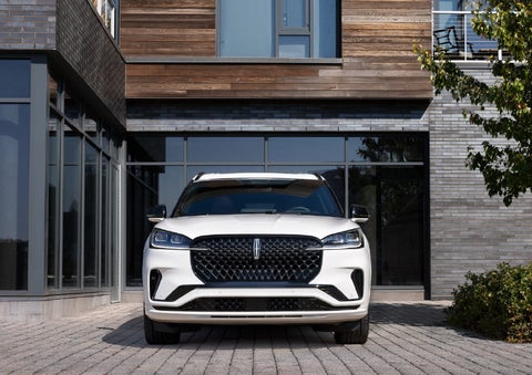 The front of a 2026 Lincoln Aviator® SUV is shown. | Northgate Lincoln in Port Huron MI