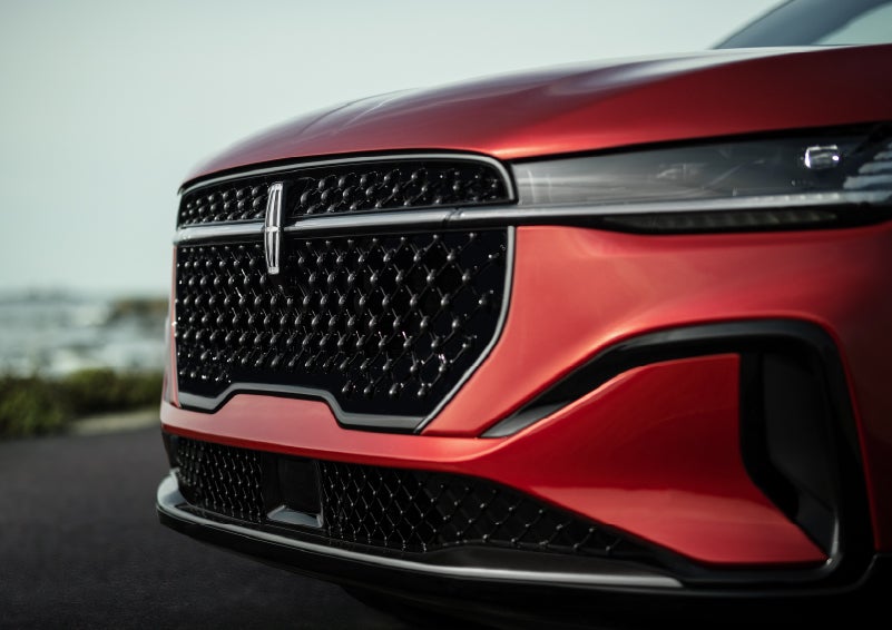 The sleek grille of a 2026 Lincoln Nautilus® SUV with the available Jet Appearance Package makes a bold statement. | Northgate Lincoln in Port Huron MI